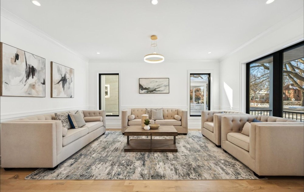 New construction model home staged by Home Envy
