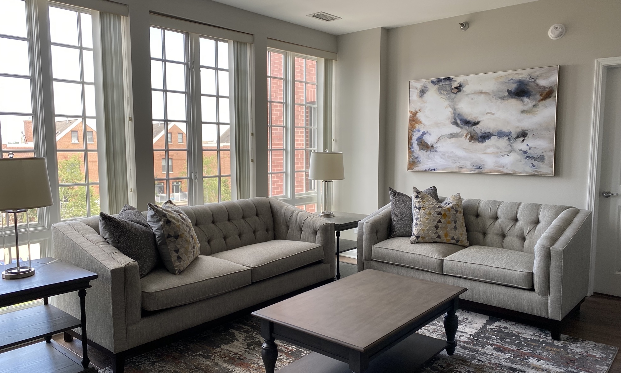 Living room after staging by Home Envy