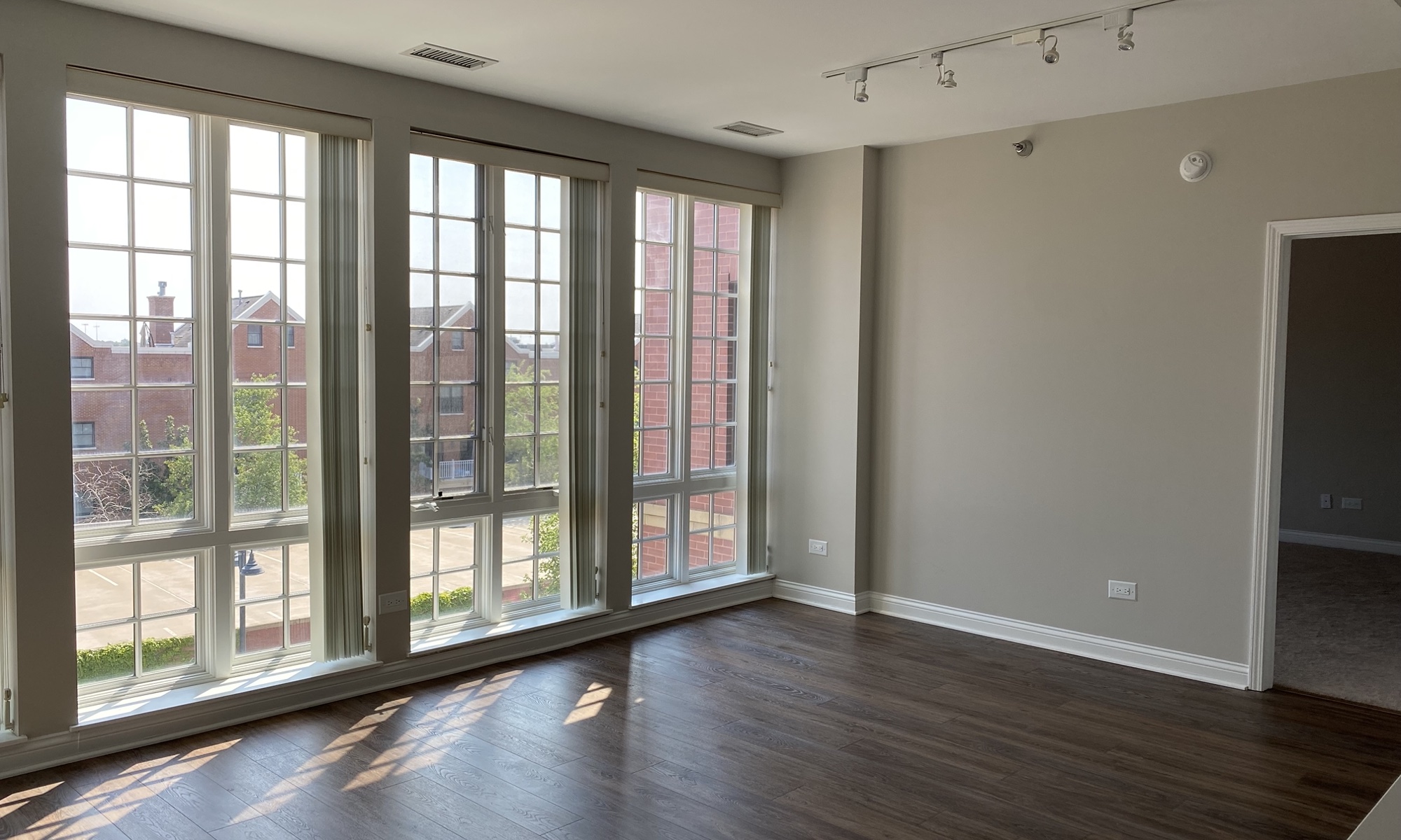 Living room before staging