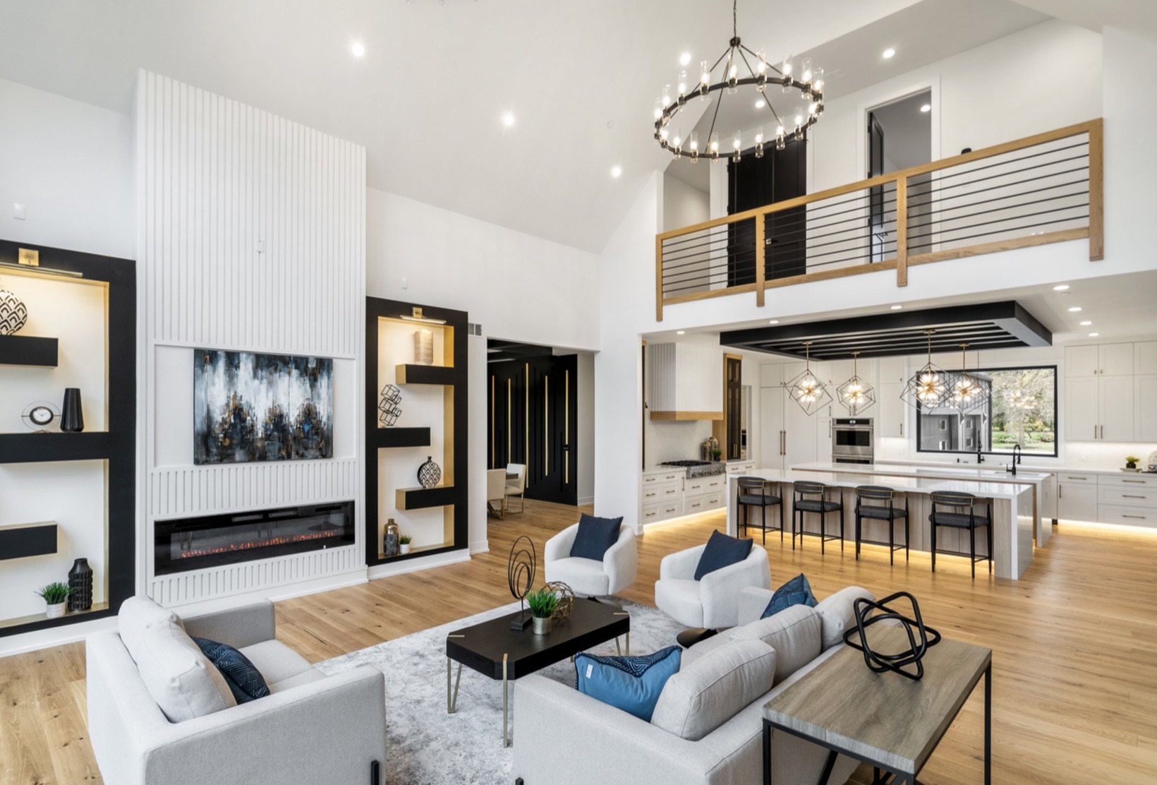 A vacant new construction home professionally staged by Home Envy